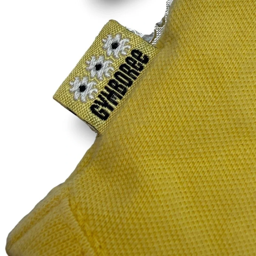 Vintage Gymboree Baby Girl Polo Bodysuit 3-6M Yellow Floral 2002‎ Y2K